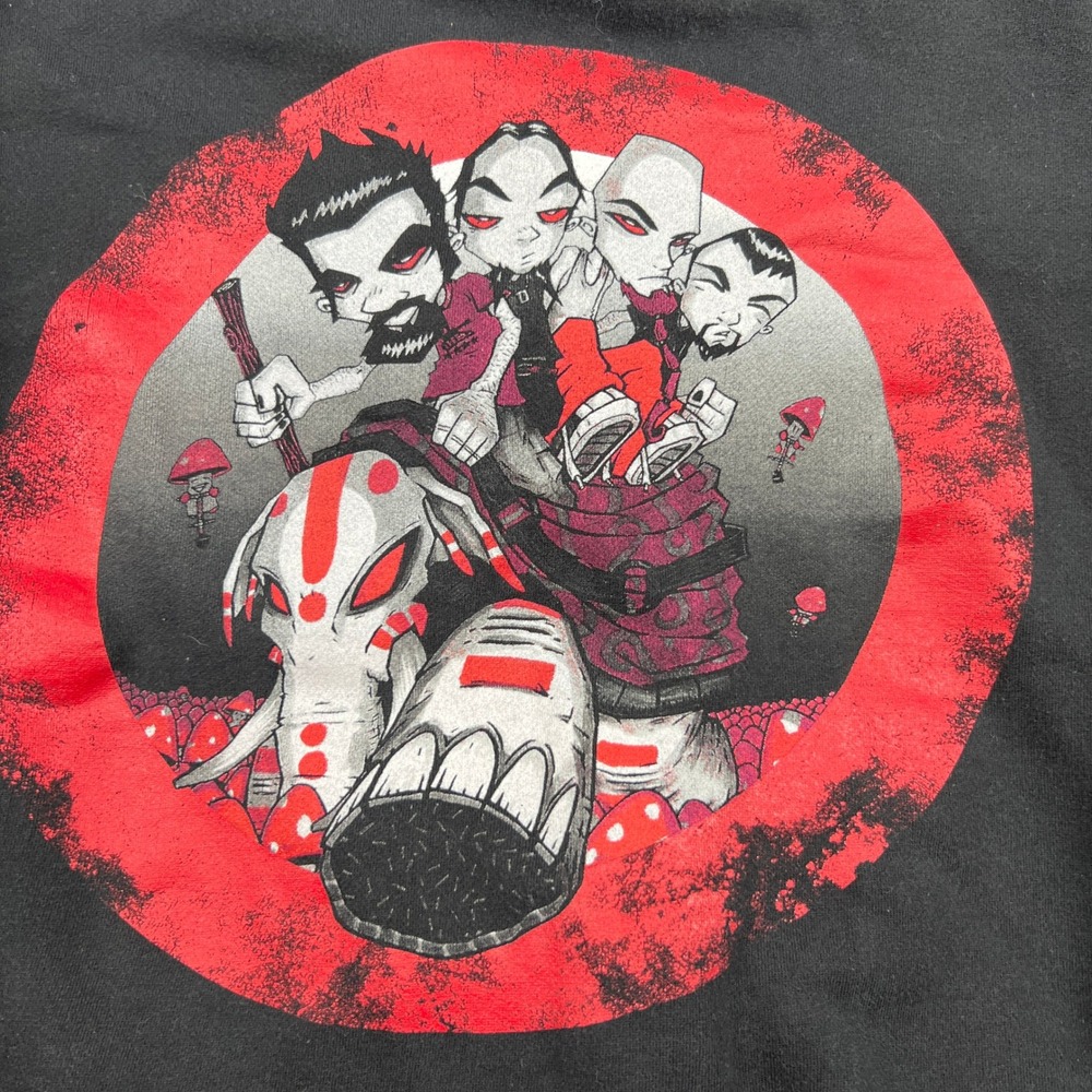 Vintage Y2k System Of A Down Hoodie Men XL Black Zip Up Band Merch Rock Music - Picture 7 of 8